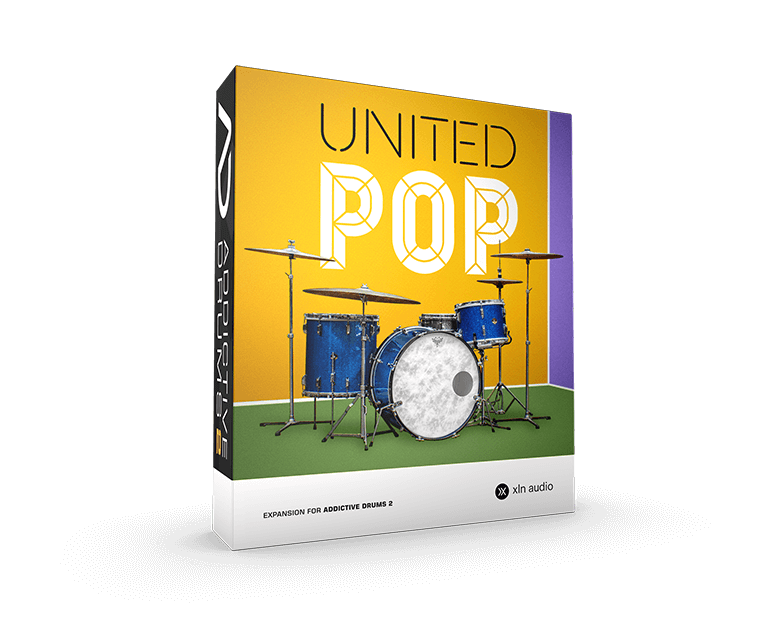 XLN Audio Addictive Drums 2  |  United Pop  (AD2+AdPak)